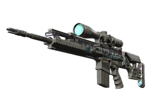 SCAR-20 | Caged (Factory New) — изображение скина CS2, редкость Mil-Spec Grade