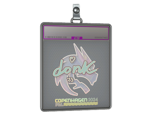 Sticker Slab | donk (Holo) | Copenhagen 2024 — CS2 skin image, Exotic rarity