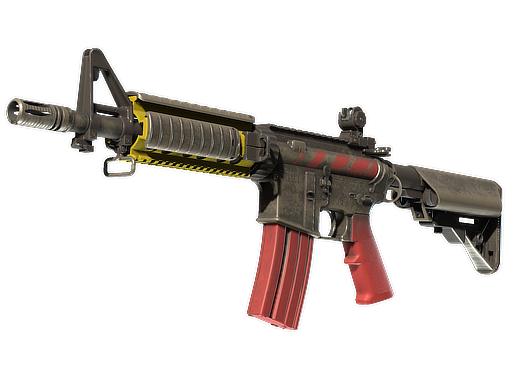 M4A4 | Steel Work (Well-Worn) — изображение скина CS2, редкость Industrial Grade