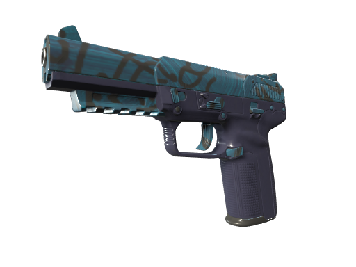 Five-SeveN | Midnight Paintover (Battle-Scarred) — изображение скина CS2, редкость Industrial Grade