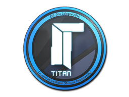 Sticker | Titan | Cologne 2014 — CS2 skin image, High Grade rarity