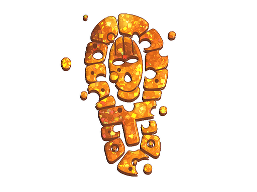 Sticker | T Tracks (Glitter) — CS2 skin image, Remarkable rarity