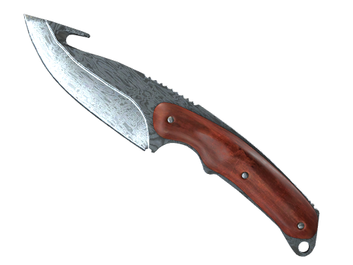 ★ Gut Knife | Damascus Steel (Minimal Wear) — изображение скина CS2, редкость Covert