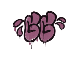 Sealed Graffiti | GGWP (Princess Pink) — CS2 skin image, Base Grade rarity