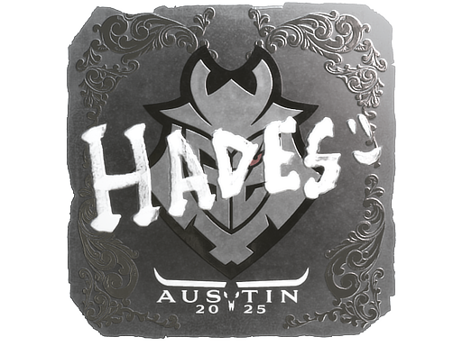 Sticker | hades (Foil) | Austin 2025 — CS2 skin image, Remarkable rarity