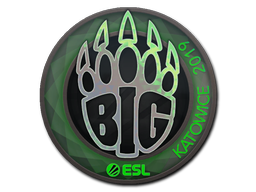 Sticker | BIG (Holo) | Katowice 2019 — CS2 skin image, Remarkable rarity