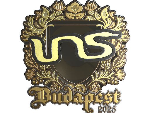Sticker | INS (Gold) | Budapest 2025 — CS2 skin image, Extraordinary rarity