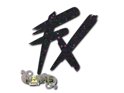 Sticker | Fluxo (Glitter) | Paris 2023 — CS2 skin image, Remarkable rarity