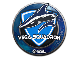 Sticker | Vega Squadron | Katowice 2019 — CS2 skin image, High Grade rarity