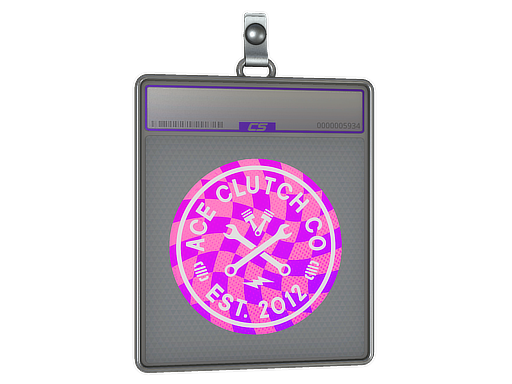 Sticker Slab | Ace Clutch Co. (Holo) — CS2 skin image, Remarkable rarity