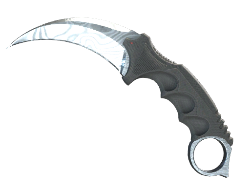 ★ Karambit | Damascus Steel (Battle-Scarred) — изображение скина CS2, редкость Covert