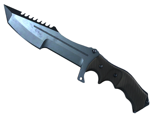 ★ StatTrak™ Huntsman Knife | Blue Steel (Well-Worn) — CS2 skin image