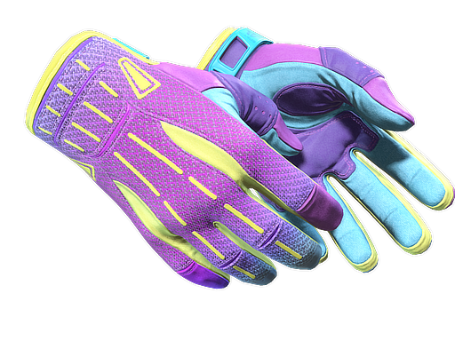 ★ Sport Gloves | Ultra Violent (Battle-Scarred) — изображение скина CS2, редкость Extraordinary