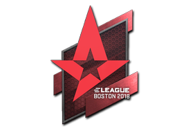 Sticker | Astralis | Boston 2018 — CS2 skin image, High Grade rarity