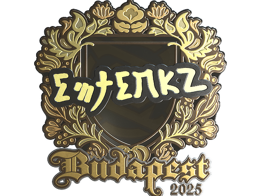 Sticker | ewjerkz (Gold) | Budapest 2025 — CS2 skin image, Extraordinary rarity