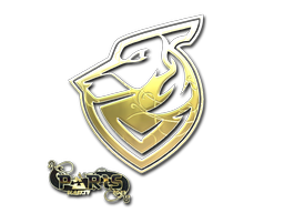 Sticker | Grayhound Gaming (Gold) | Paris 2023 — CS2 skin image, Extraordinary rarity