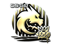 Sticker | Spirit (Gold) | 2020 RMR — CS2 skin image, Extraordinary rarity