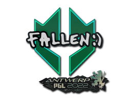 Sticker | FalleN | Antwerp 2022 — CS2 skin image, High Grade rarity