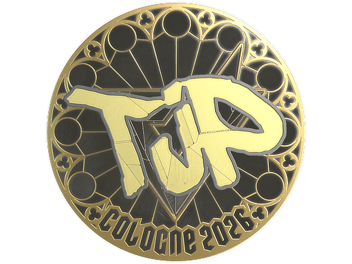 Sticker | TjP (Gold) | Cologne 2026 — CS2 skin image, Extraordinary rarity