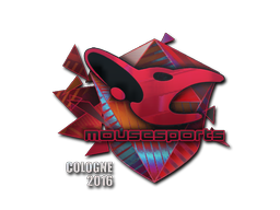 Sticker | mousesports (Holo) | Cologne 2016 — CS2 skin image, Remarkable rarity