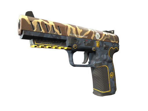 Five-SeveN | Buddy (Well-Worn) — изображение скина CS2, редкость Restricted