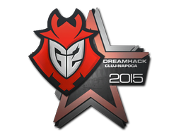Sticker | G2 Esports | Cluj-Napoca 2015 — CS2 skin image, High Grade rarity