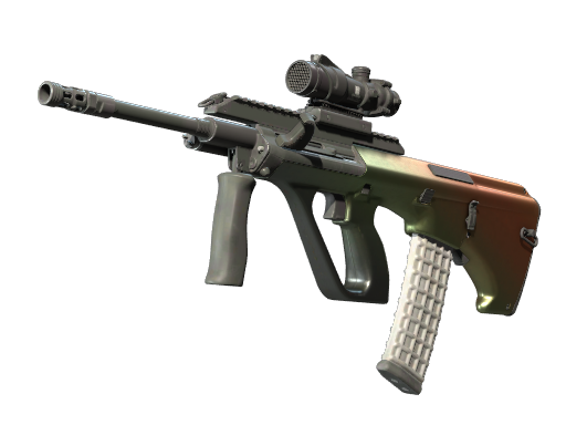 AUG | Amber Fade — скин CS2, редкость Mil-Spec Grade