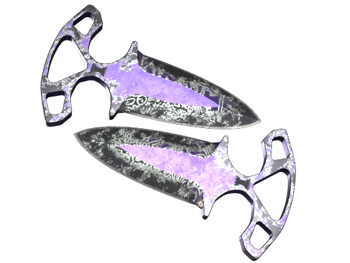 ★ StatTrak™ Shadow Daggers | Freehand (Battle-Scarred) — CS2 skin image