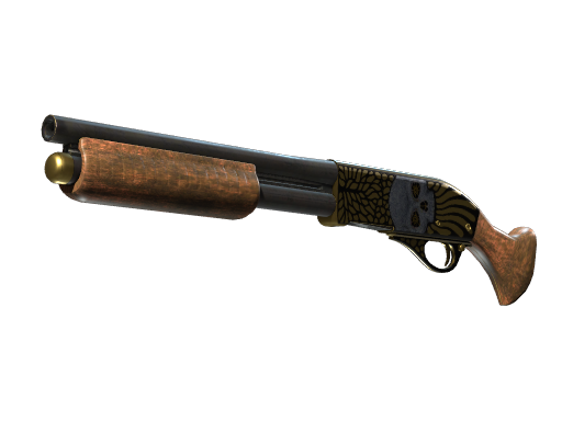 Sawed-Off | Yorick (Well-Worn) — изображение скина CS2, редкость Mil-Spec Grade