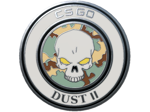 Dust II Pin — CS2 skin image, Extraordinary rarity