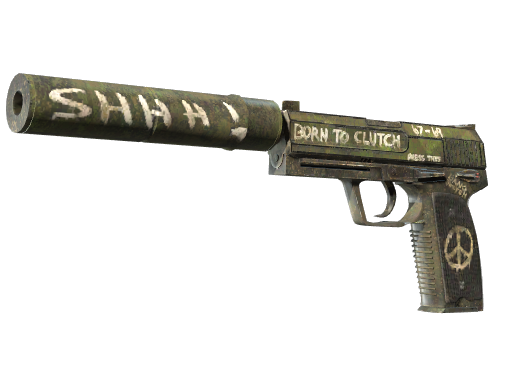 StatTrak™ USP-S | Flashback (Well-Worn) — изображение скина CS2, редкость Restricted
