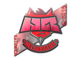 Sticker | HellRaisers (Holo) | Katowice 2015 — CS2 skin image, Remarkable rarity