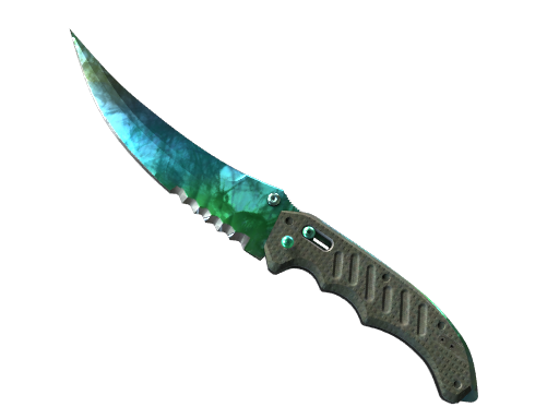 ★ Flip Knife | Gamma Doppler Phase 3 (Factory New) — CS2 skin image, Covert rarity