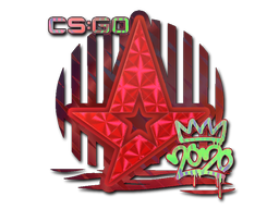 Sticker | Astralis (Holo) | 2020 RMR — CS2 skin image, Remarkable rarity