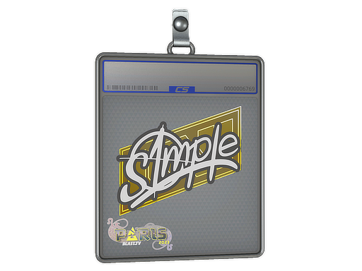 Sticker Slab | s1mple | Paris 2023 — CS2 skin image, High Grade rarity
