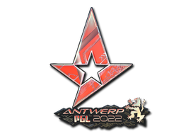 Sticker | Astralis (Holo) | Antwerp 2022 — CS2 skin image, Exotic rarity