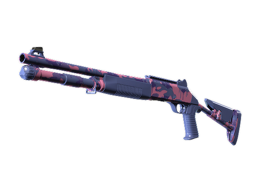 XM1014 | Gum Wall Camo (Factory New) — изображение скина CS2, редкость Industrial Grade