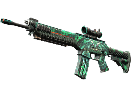 SG 553 | Dragon Tech — скин CS2, редкость Restricted