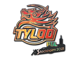Sticker | Tyloo (Holo) | Stockholm 2021 — CS2 skin image, Remarkable rarity