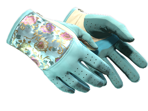 ★ Driver Gloves | Brocade Flowers (Battle-Scarred) — изображение скина CS2, редкость Extraordinary