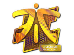 Sticker | Fnatic (Holo) | Atlanta 2017 — CS2 skin image, Remarkable rarity