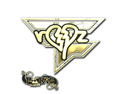 Sticker | ropz (Gold) | Paris 2023 — CS2 skin image, Extraordinary rarity