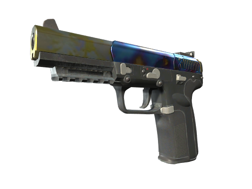 Five-SeveN | Case Hardened (Well-Worn) — изображение скина CS2, редкость Restricted