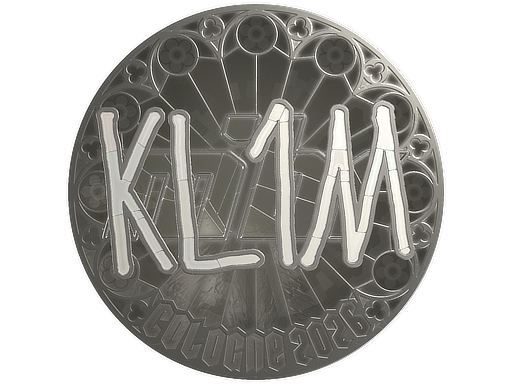 Sticker | kl1m (Foil) | Cologne 2026 — CS2 skin image, Remarkable rarity