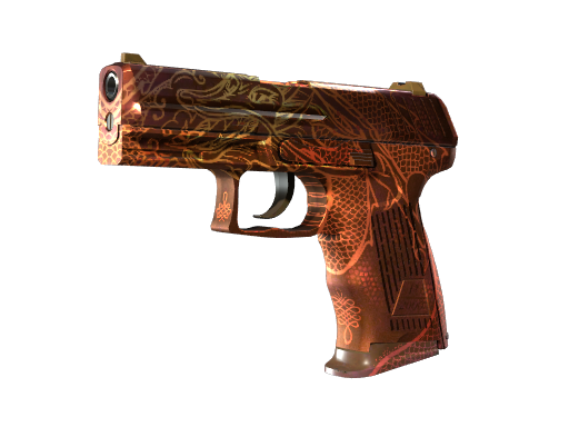 P2000 | Imperial Dragon (Well-Worn) — изображение скина CS2, редкость Classified