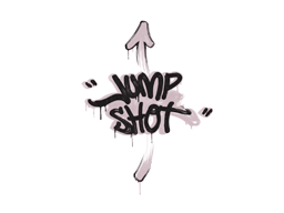Sealed Graffiti | Jump Shot (War Pig Pink) — CS2 skin image, Base Grade rarity