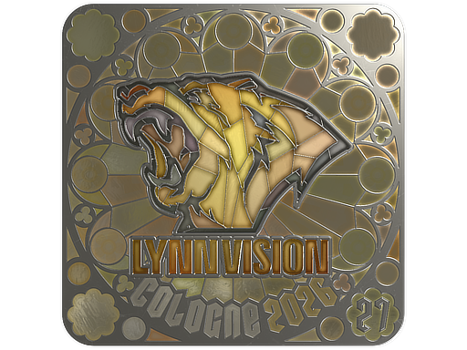 Sticker | Lynn Vision (Foil, Ranked) | Cologne 2026 — CS2 skin image, Remarkable rarity