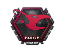 Sticker | mousesports | London 2018 — CS2 skin image, High Grade rarity