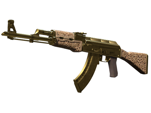Souvenir AK-47 | Gold Arabesque (Minimal Wear) — изображение скина CS2, редкость Covert