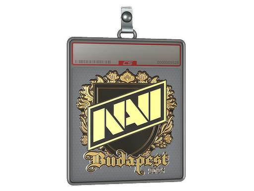 Sticker Slab | Natus Vincere (Gold) | Budapest 2025 — CS2 skin image, Extraordinary rarity
